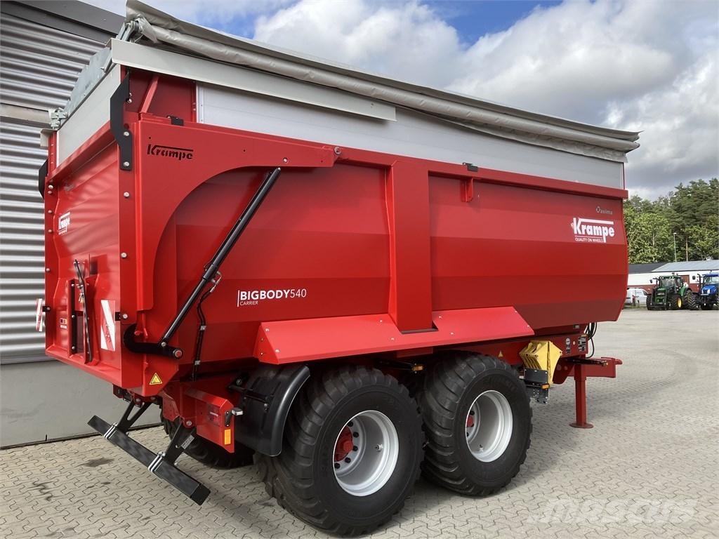 Krampe BB540 C Graudu pārkraušanas piekabes