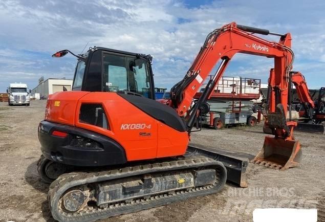 Kubota KX080-4S2 Kāpurķēžu ekskavatori