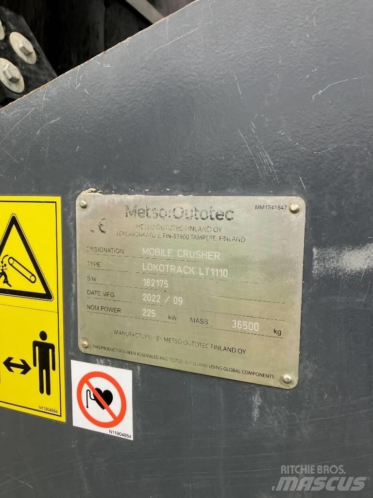 Metso LT 1110 Mobilie drupinātāji