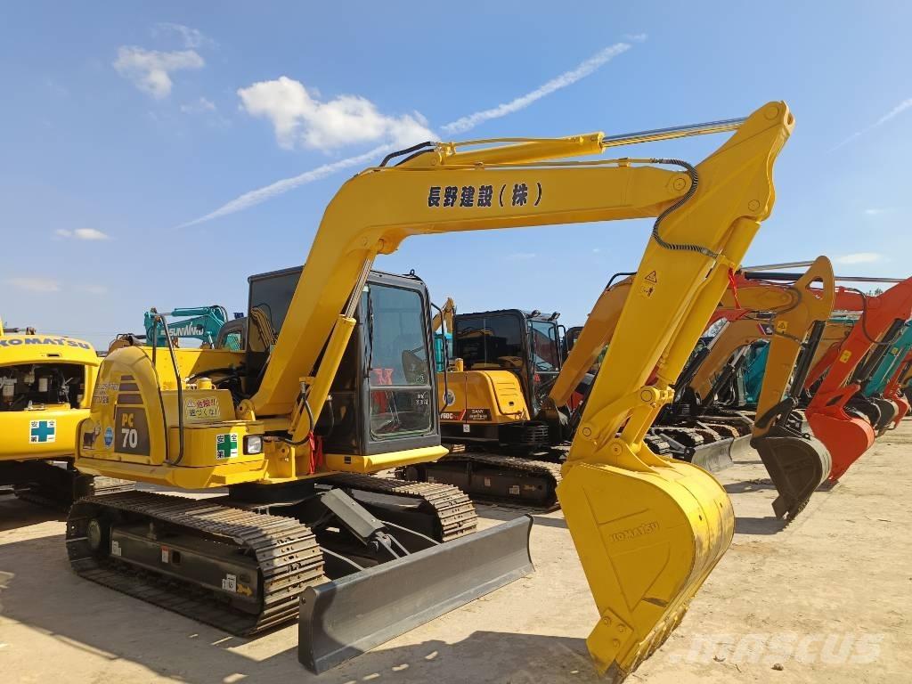 Komatsu PC 70 Kāpurķēžu ekskavatori