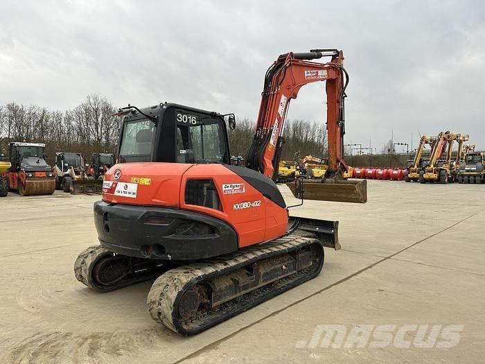 Kubota KX080-4A2 Vidēja lieluma ekskavatori 7 t - 12 t