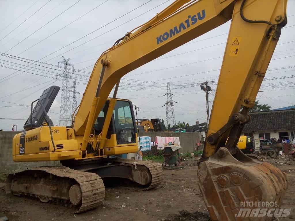 Komatsu pc220-7 Kāpurķēžu ekskavatori