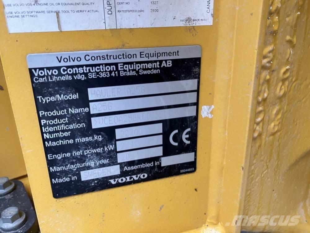 Volvo A25G Artikulētie pašizgāzēji