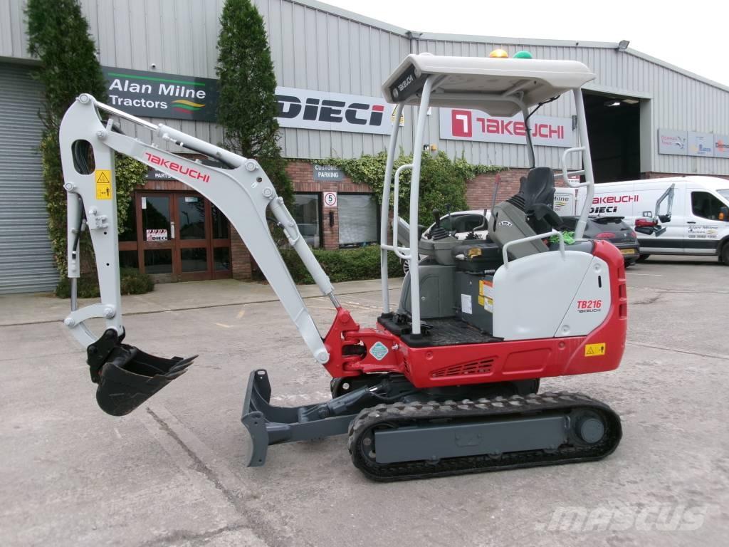 Takeuchi TB 216 Mini ekskavatori < 7 t