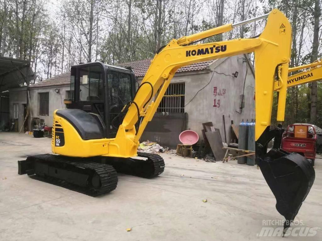 Komatsu PC55MR Kāpurķēžu ekskavatori