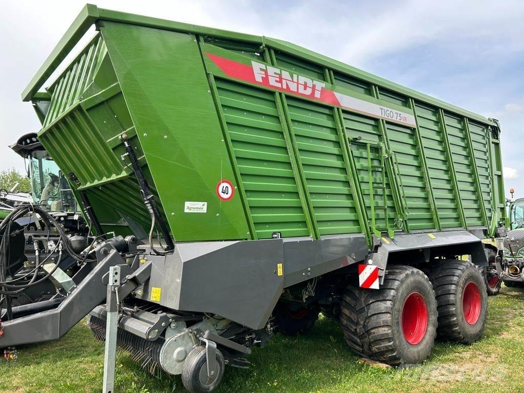 Fendt tigo 75 VR Lopbarības piekabes