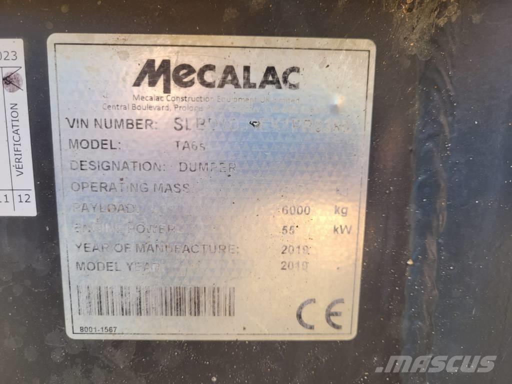 Mecalac TA 6.A Artikulētie pašizgāzēji