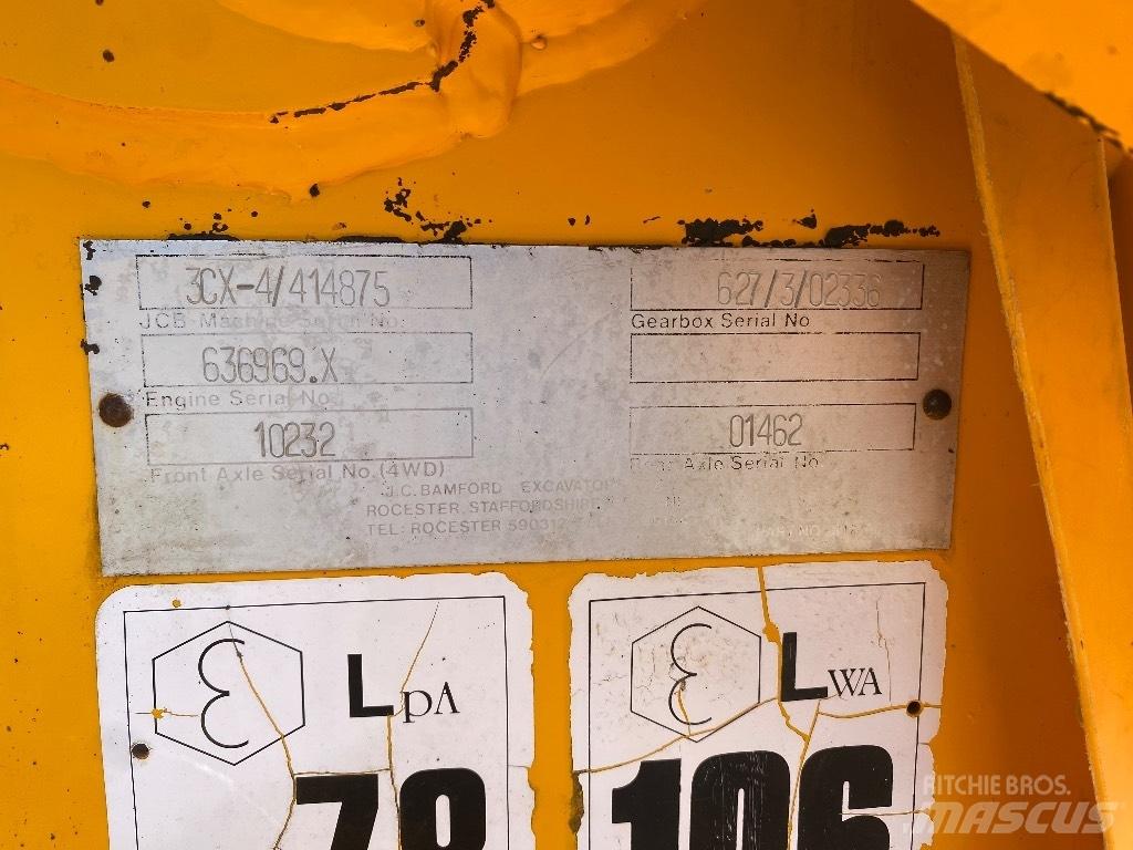 JCB 3 CX Ekskavatori-iekrāvēji