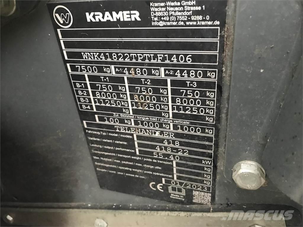 Kramer KT276 Lauksaimniecības pacēlāji