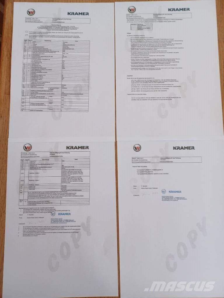 Kramer 5075 Iekrāvēji uz riteņiem