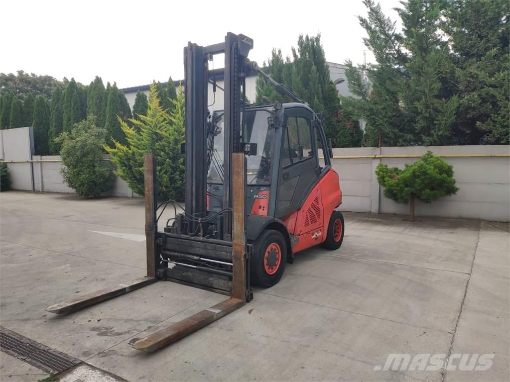 Linde H50D Tehnika ar dīzeļa dzinēju