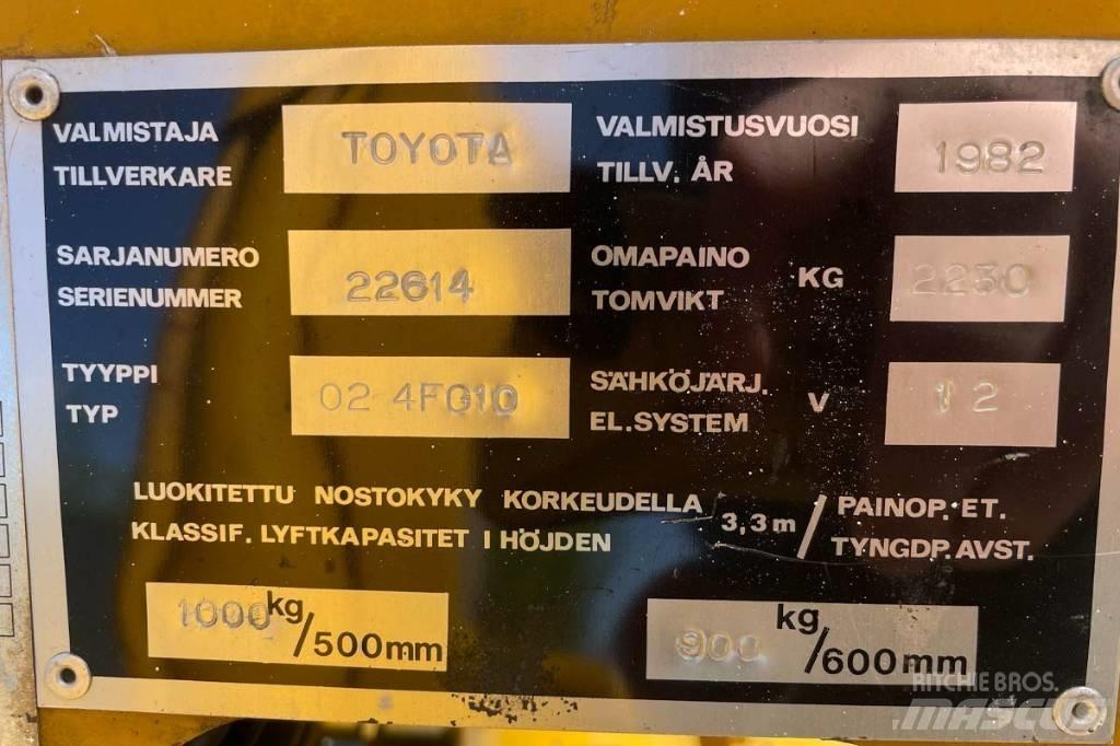 Toyota 02-4FG10 LPG tehnika