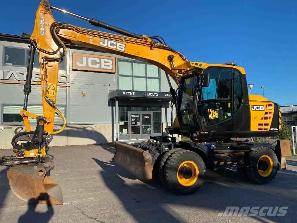 JCB JS145W T4i Ekskavatori uz riteņiem