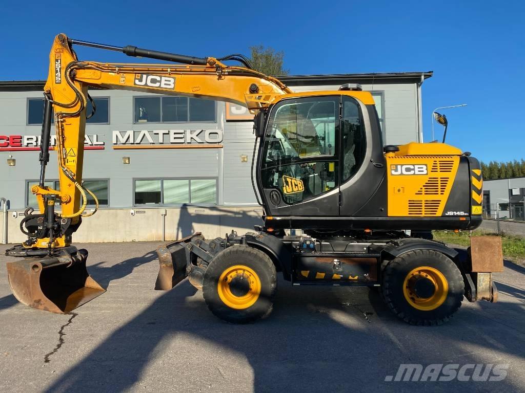 JCB JS145W T4i Ekskavatori uz riteņiem