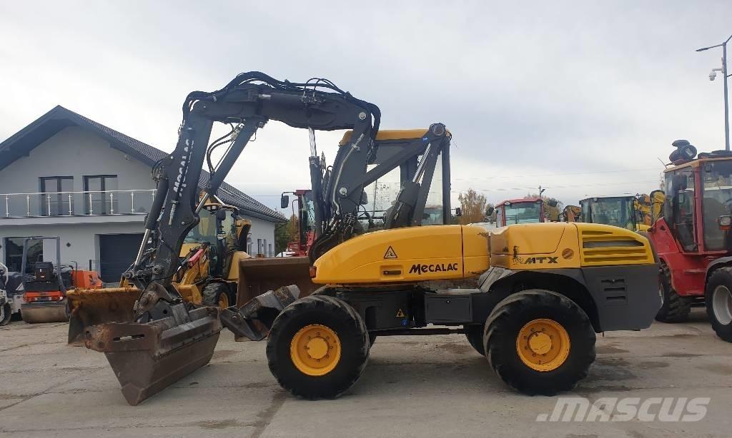 Mecalac 12 M TX Ekskavatori uz riteņiem