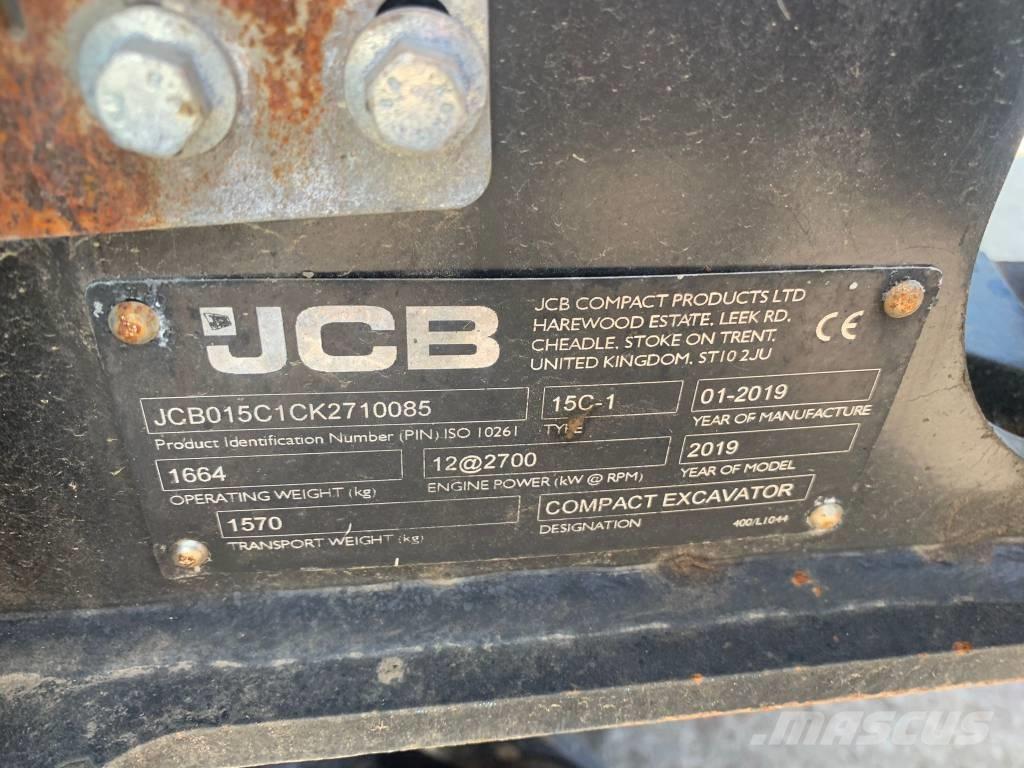 JCB 15 C-1 Mini ekskavatori < 7 t
