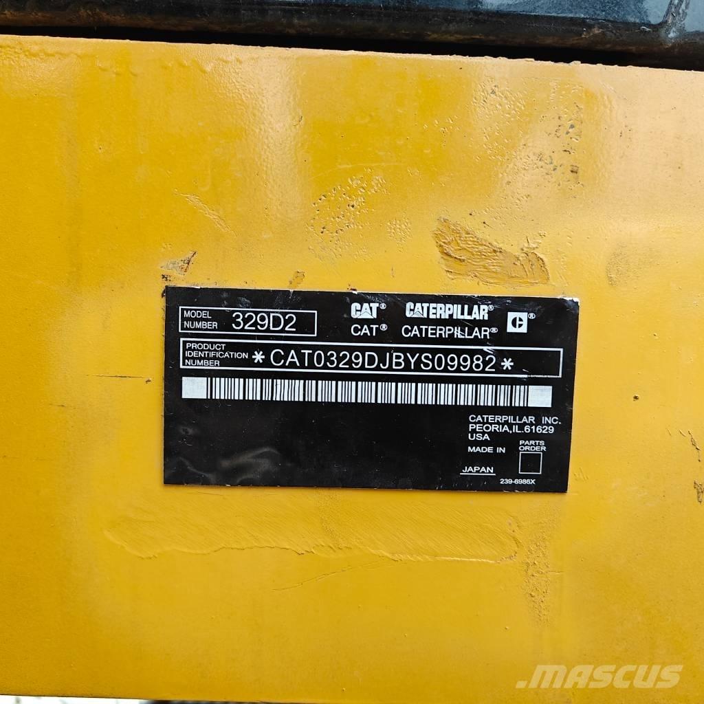 CAT 329 DD Kāpurķēžu ekskavatori