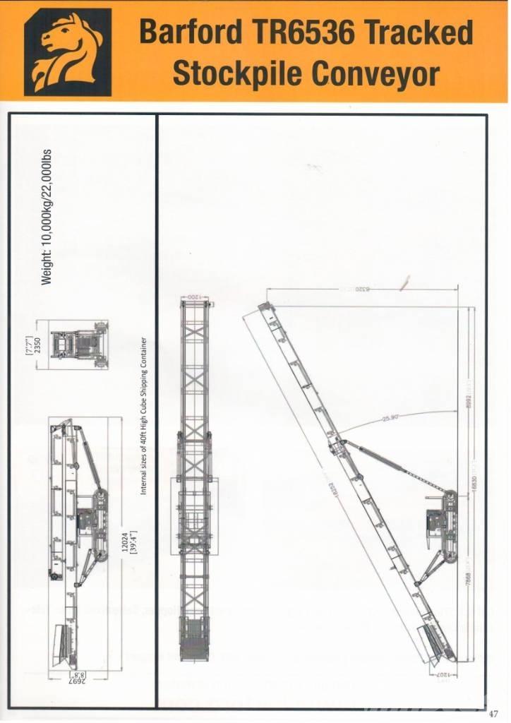 Barford TR6536 Atkritumu konveijeri