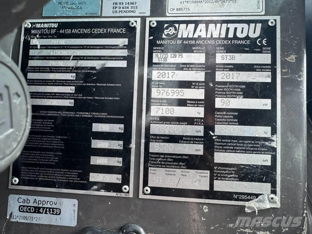Manitou MLT 735-120 Lauksaimniecības pacēlāji