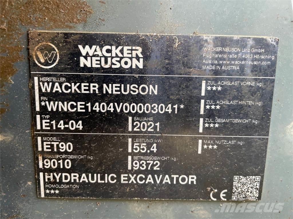 Wacker Neuson ET90 Kāpurķēžu ekskavatori