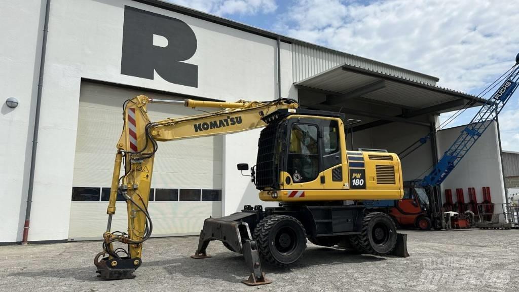 Komatsu PW 180-10 Ekskavatori uz riteņiem