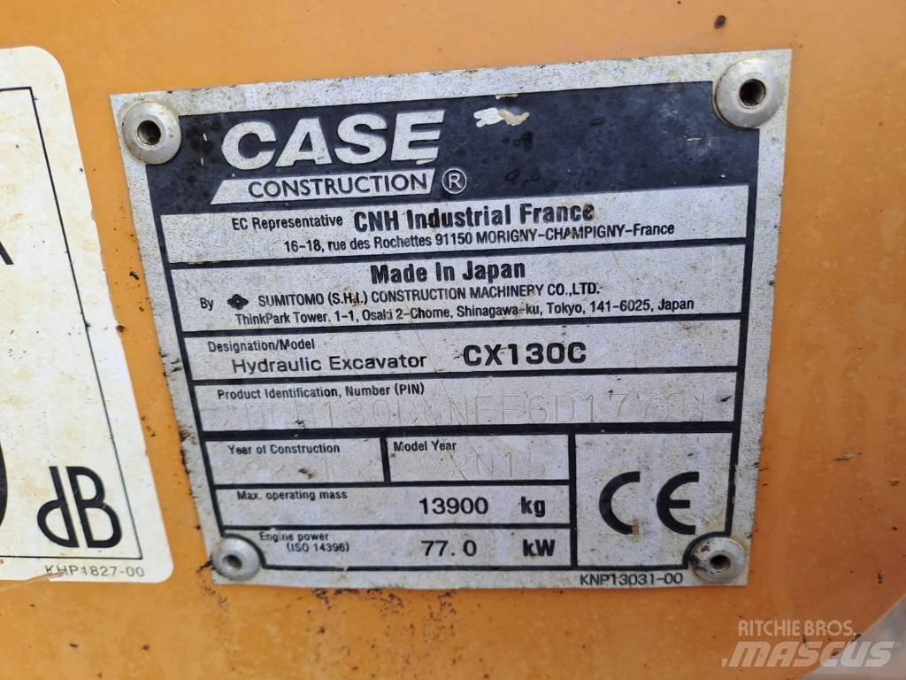 CASE CX 130 C Kāpurķēžu ekskavatori