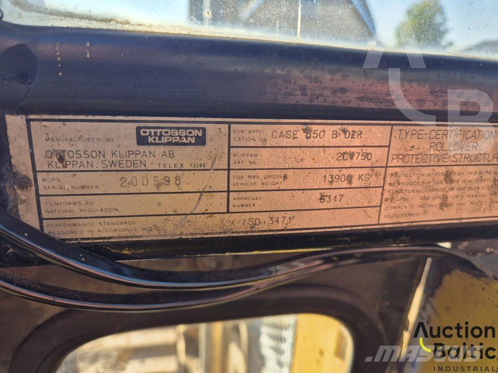 CASE 850 B Kāpurķēžu buldozeri