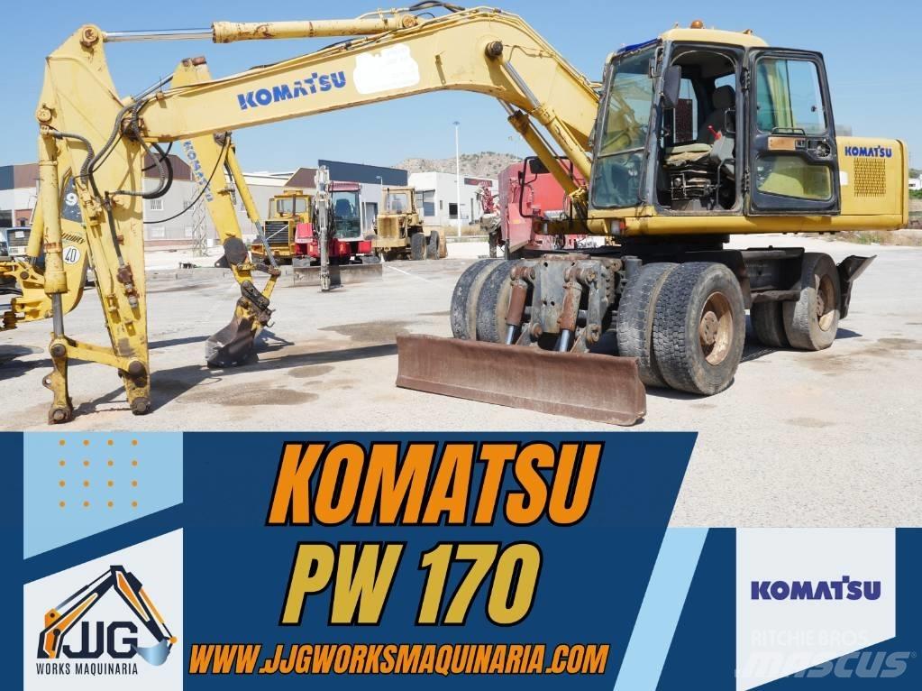 Komatsu PW 170 Ekskavatori uz riteņiem