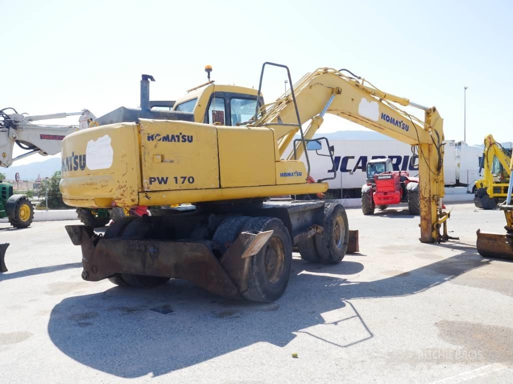 Komatsu PW 170 Ekskavatori uz riteņiem