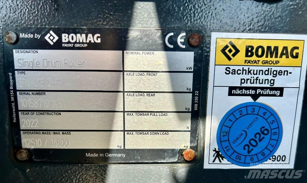 Bomag BW 213 D-5 Citi veltņi