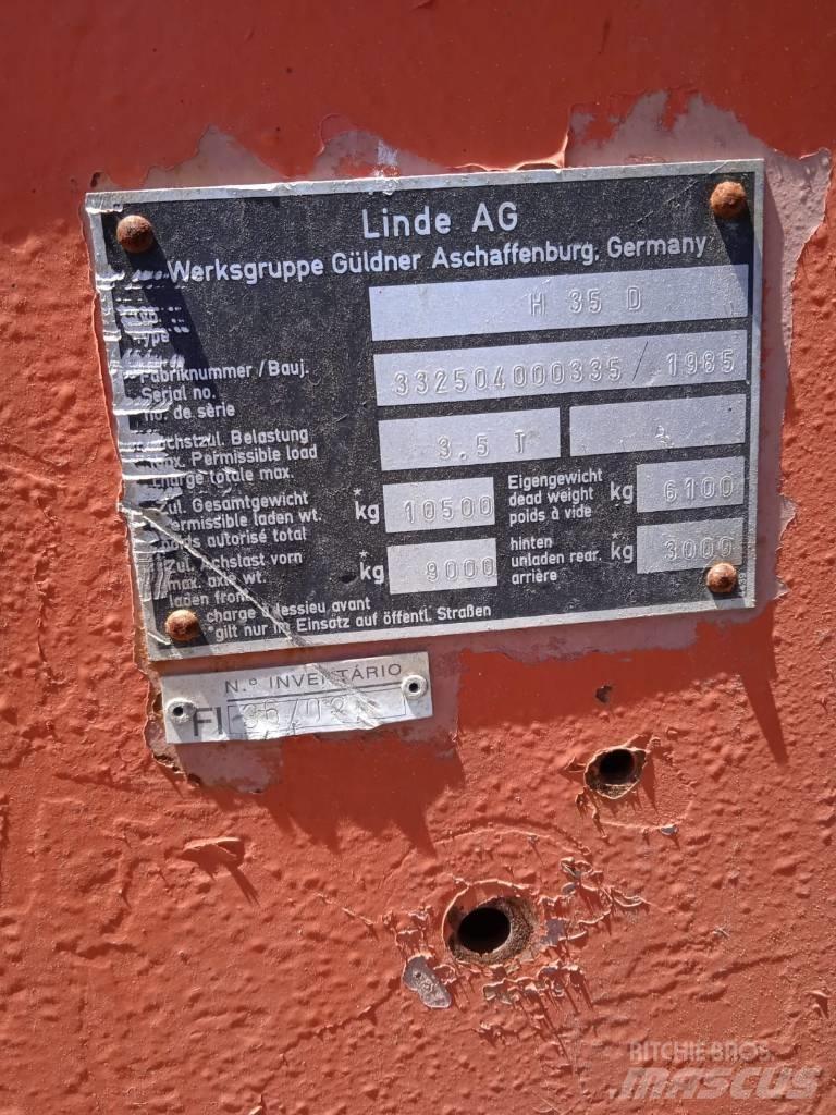 Linde H 35 D Tehnika ar dīzeļa dzinēju