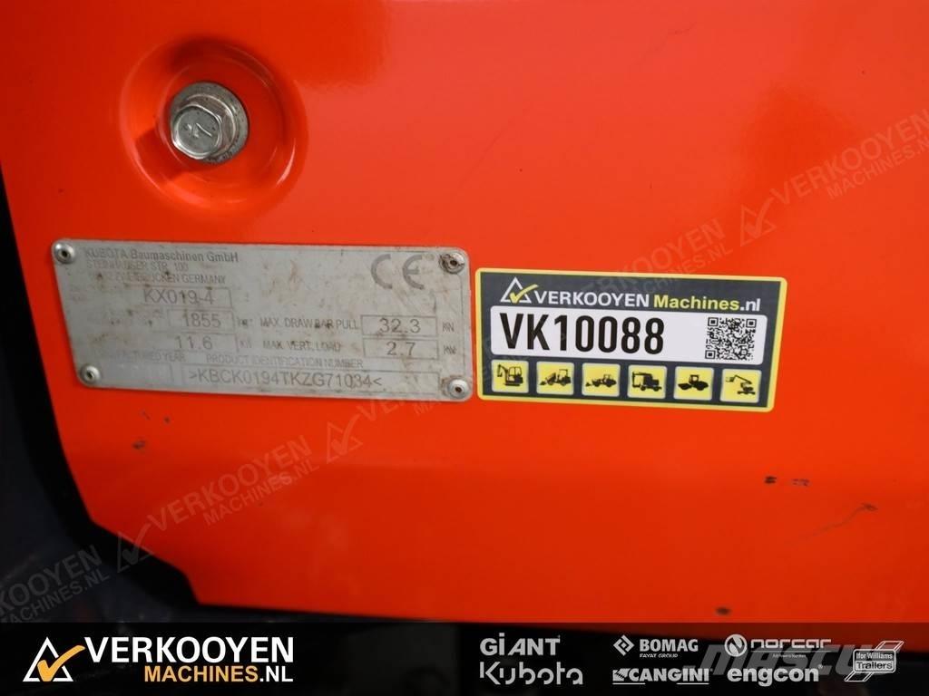 Kubota KX019-4 Mini ekskavatori < 7 t