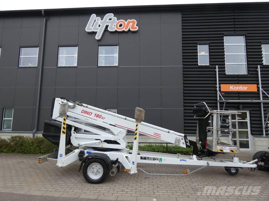 Dino 180 XT  Skylift Pacēlājplatformas - piekabes