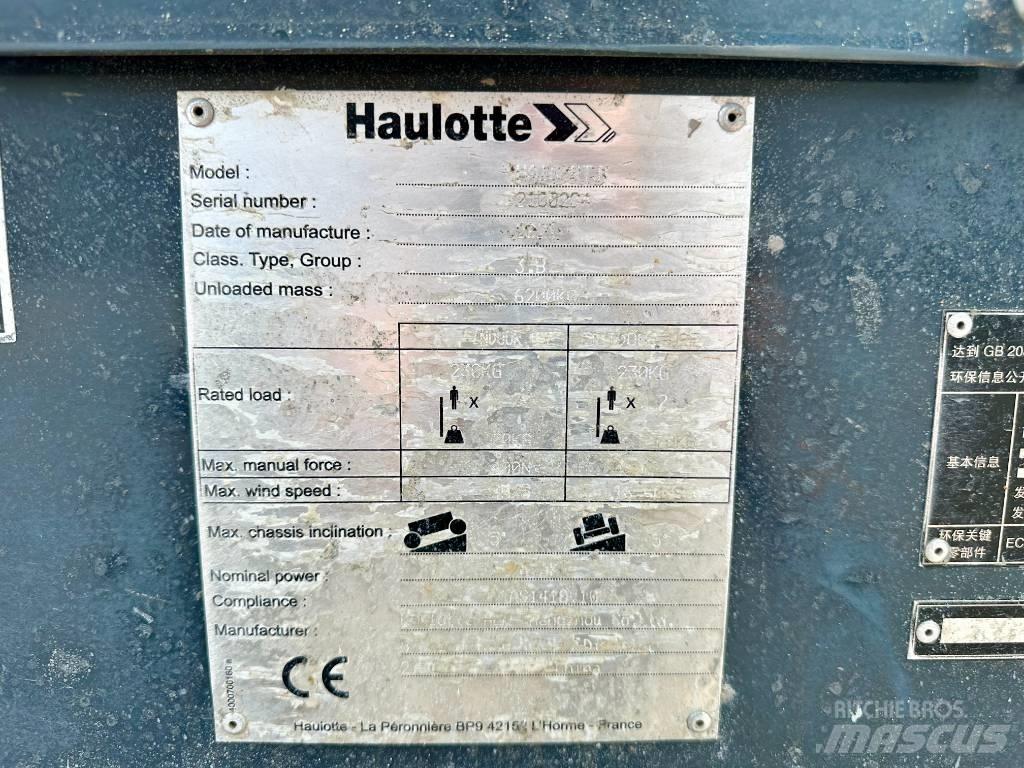 Haulotte HA16RTJ Strēles pacēlāji