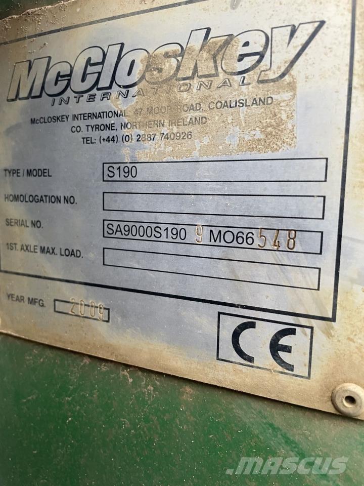 McCloskey S190 Karjeru un atvērtu šahtu urbji