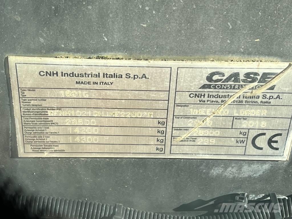 CASE 1021 G Iekrāvēji uz riteņiem