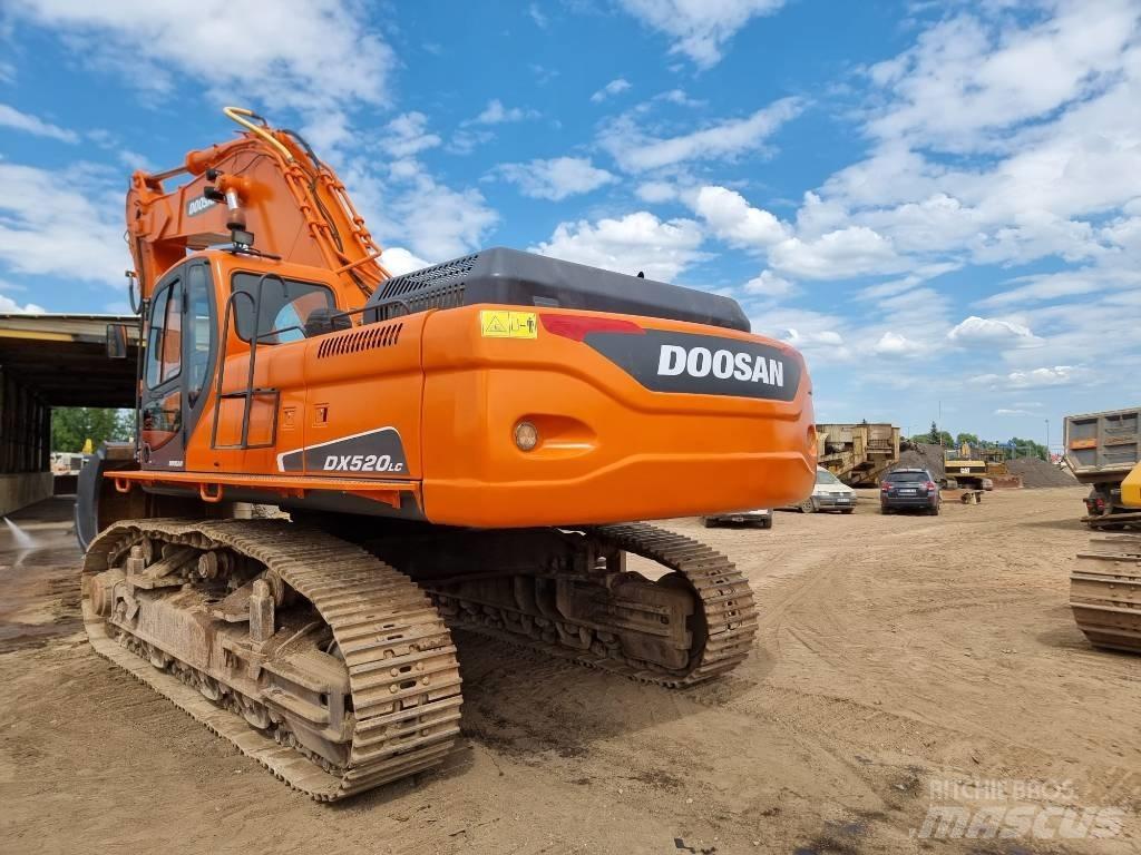Doosan DX 520 LC Kāpurķēžu ekskavatori