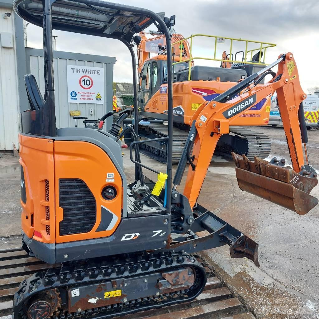 Doosan DX 17 Ekskavatori uz riteņiem