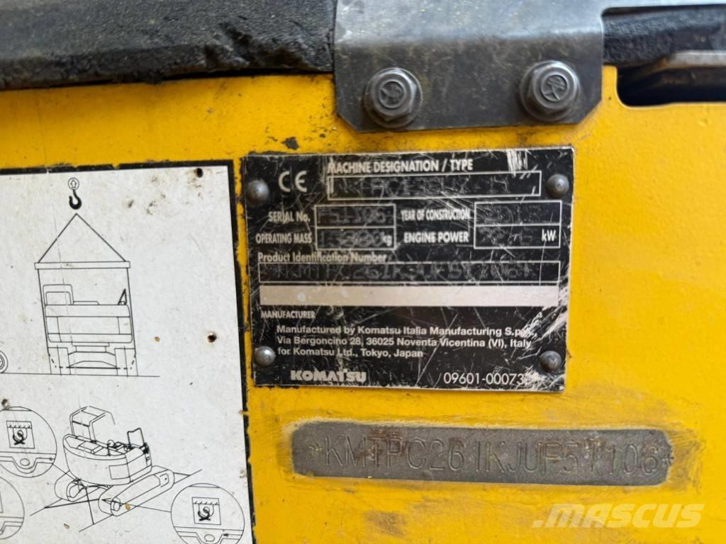 Komatsu PC 138 US-11 Kāpurķēžu ekskavatori