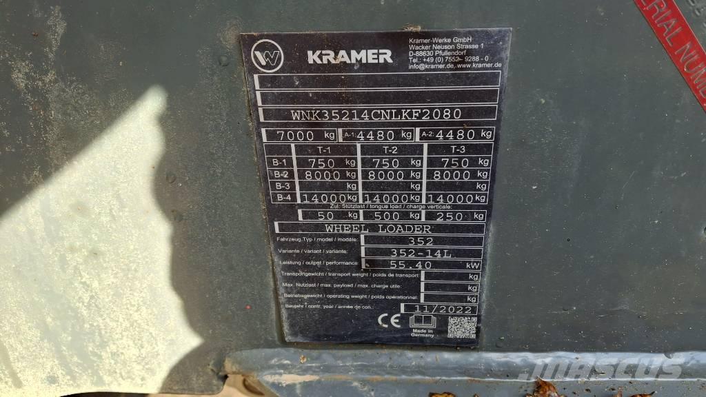 Kramer 8115 Iekrāvēji uz riteņiem