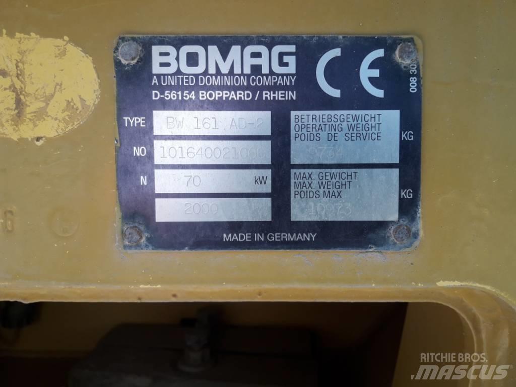 Bomag BW161AD-2 Divvalču grunts veltņi