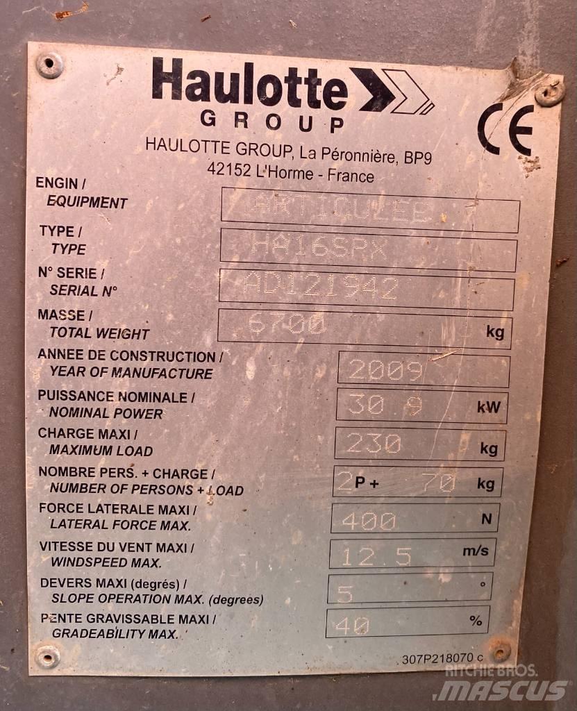 Haulotte HA 16 SPX Strēles pacēlāji