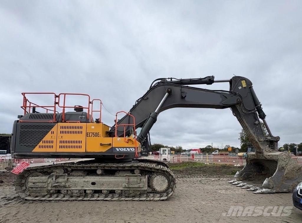Volvo EC750EL Kāpurķēžu ekskavatori
