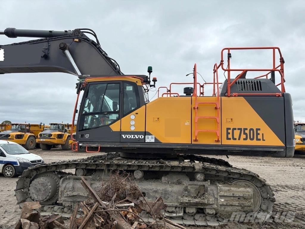 Volvo EC750EL Kāpurķēžu ekskavatori