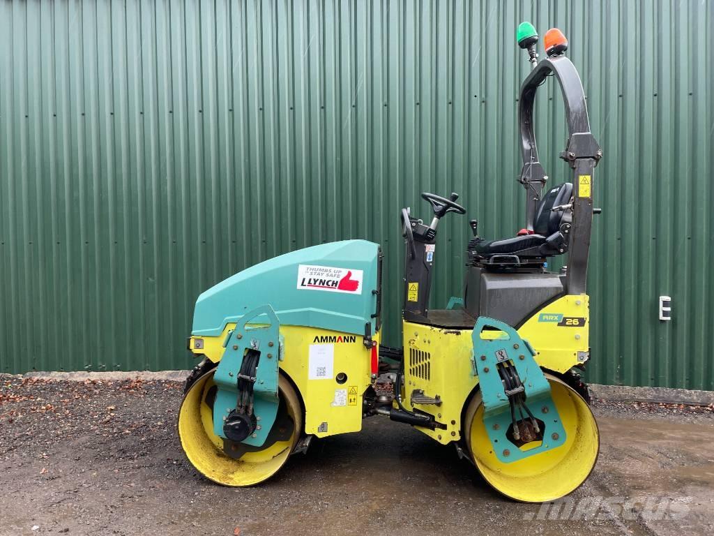 Ammann ARX 26 Divvalču grunts veltņi