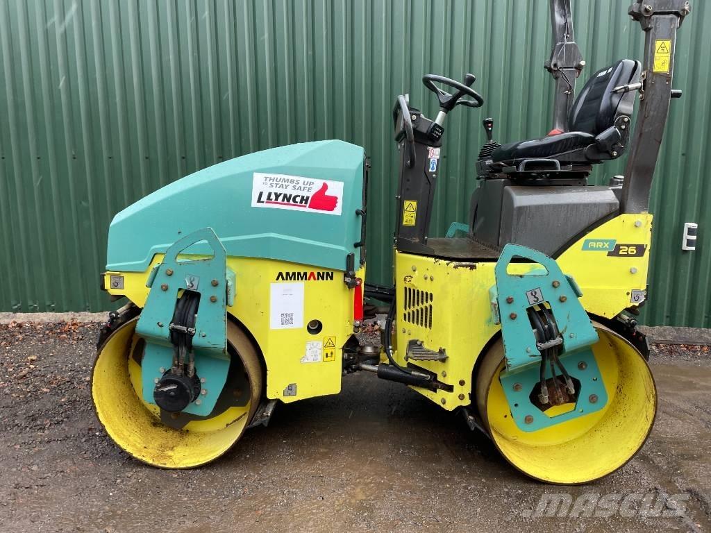 Ammann ARX 26 Divvalču grunts veltņi