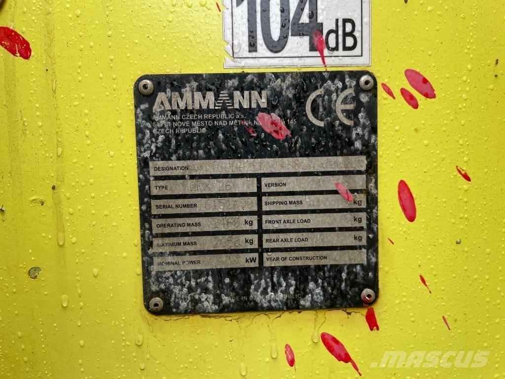 Ammann ARX 26 Divvalču grunts veltņi