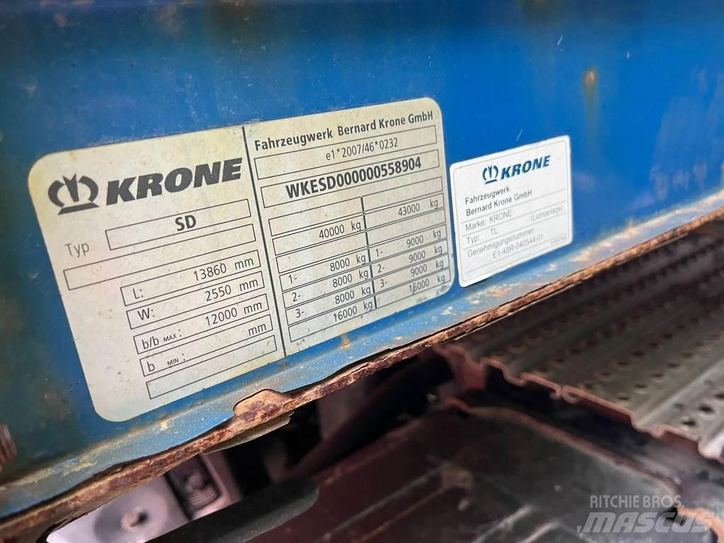 Krone SD Tents puspiekabes