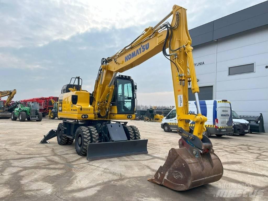 Komatsu PW160-11 Ekskavatori uz riteņiem