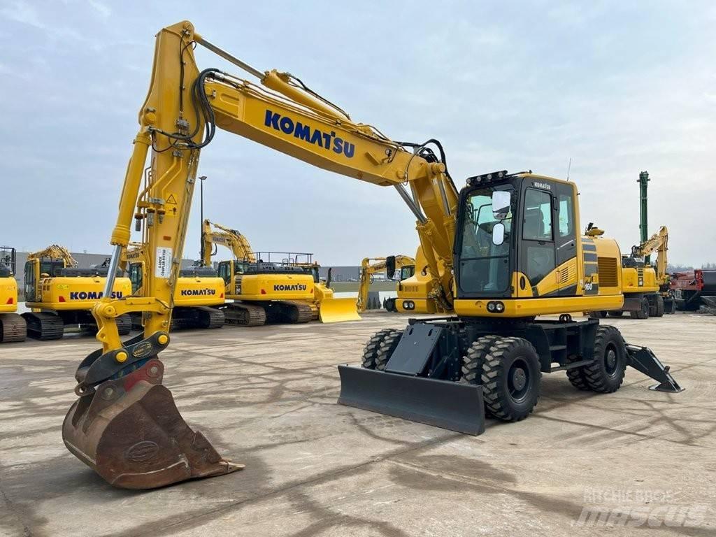 Komatsu PW160-11 Ekskavatori uz riteņiem